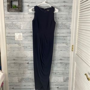 EVER NEW MELBOURNE NAVY BLUE SLEEVELESS DRESS WRAP STYLE